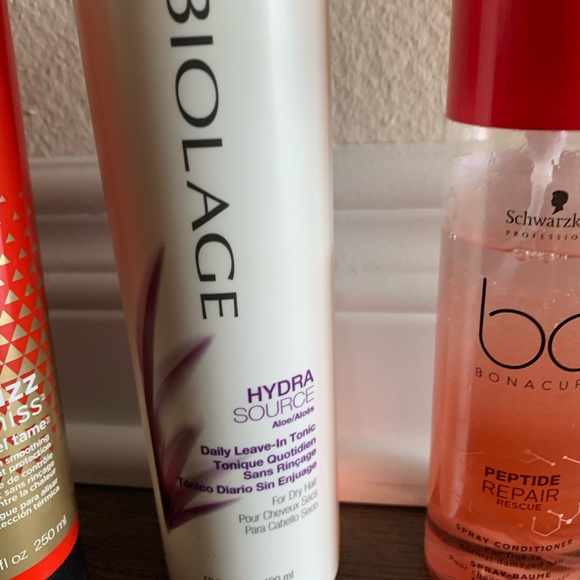 3 hair products; Biolage leave-in tonic, Redken and SCHWARZKOPF peptide repair - Picture 2 of 12